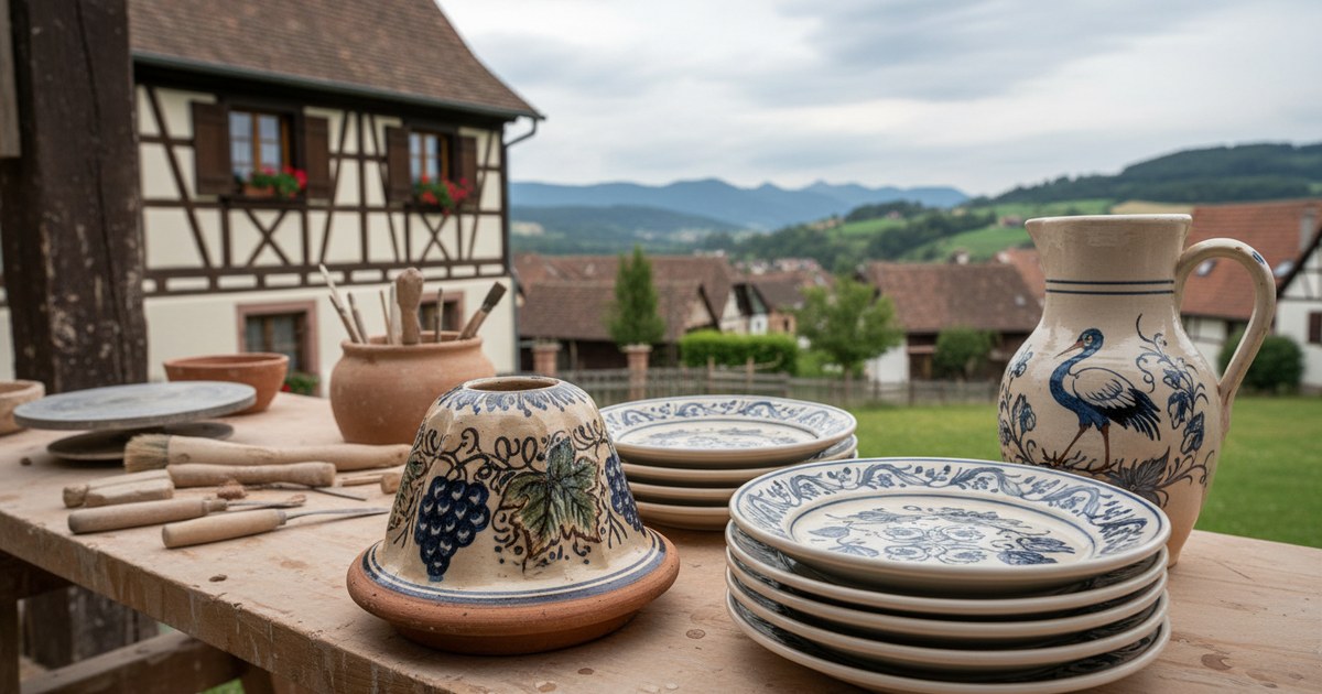 La poterie traditionnelle alsacienne, art ancestral