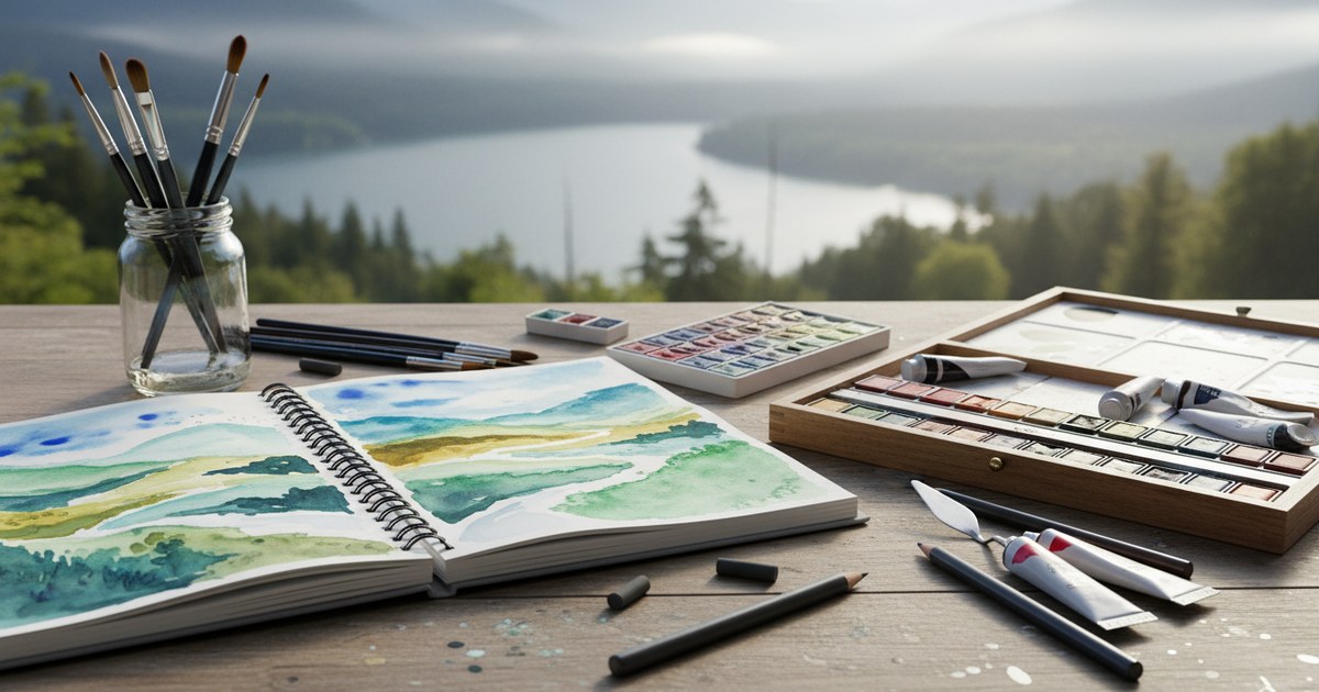 Aquarelle et techniques picturales : un voyage créatif
