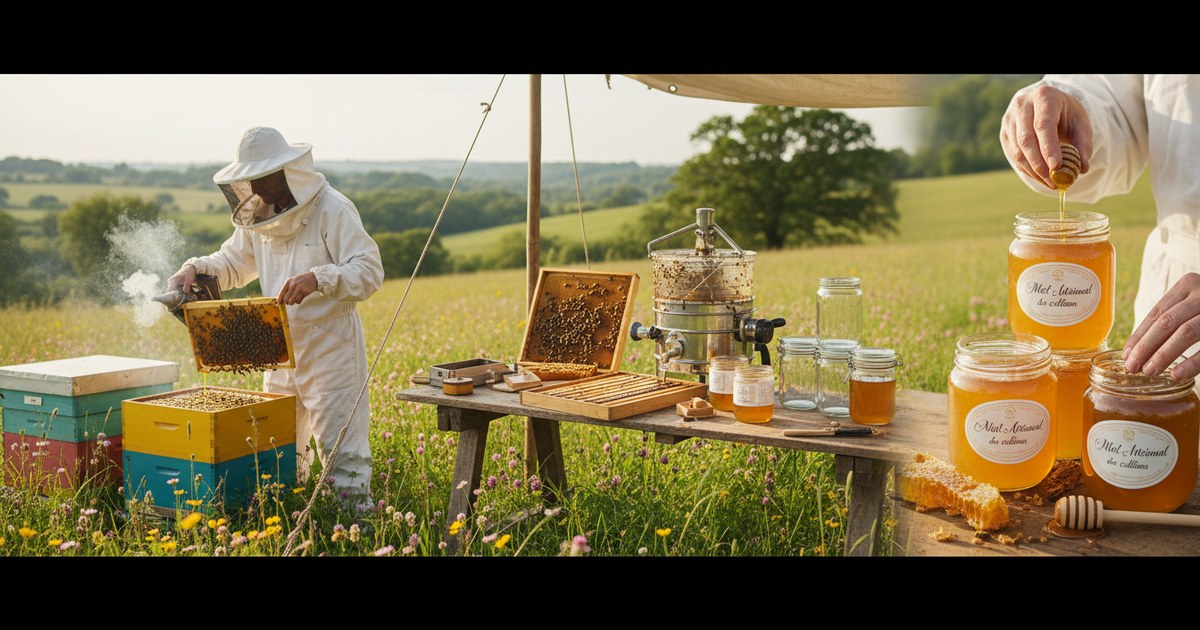 L’apiculture artisanale : de la ruche au pot de miel