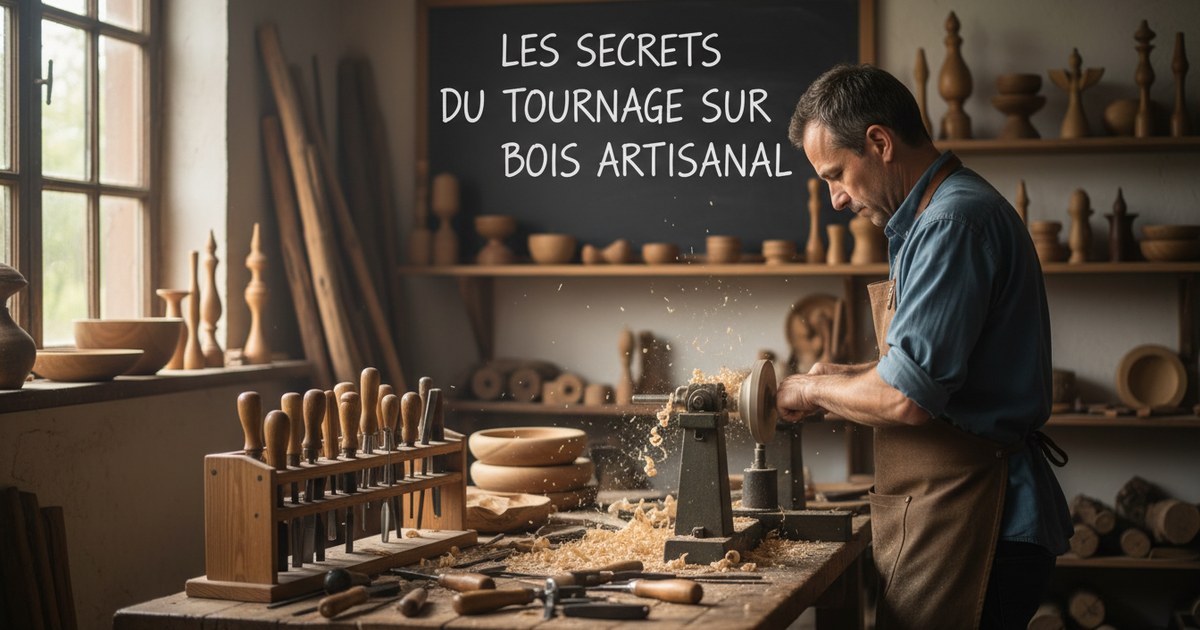 Les secrets du tournage sur bois artisanal